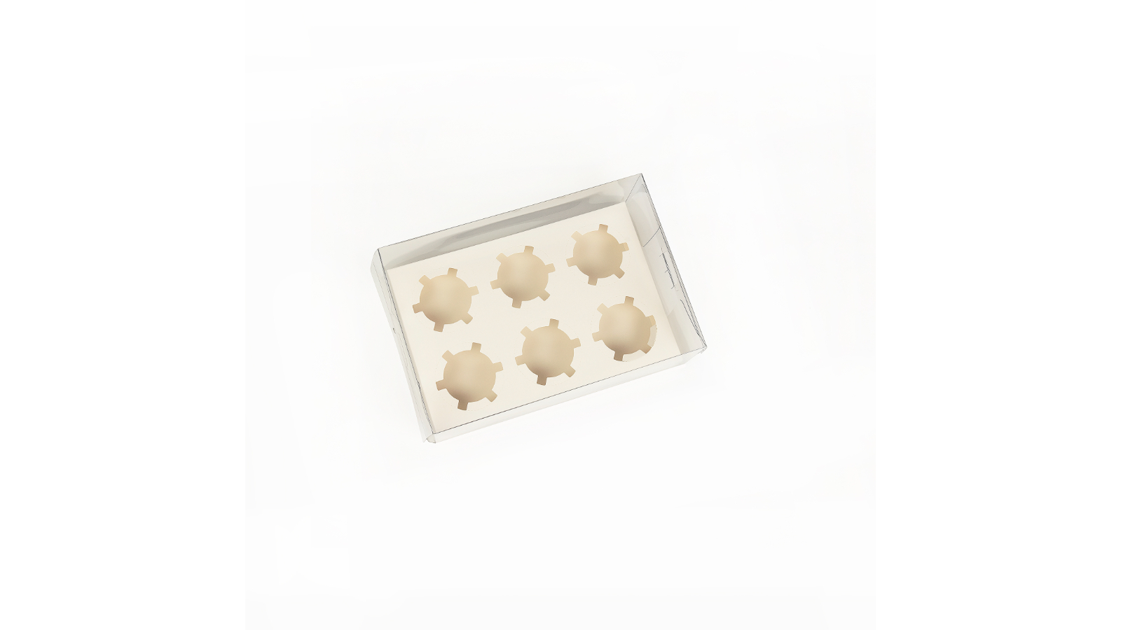 Serrano 10 Piece Cake Wrapping Clear Dessert Cupcake Packing Boxes