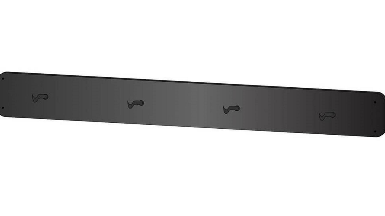 LatestBuy Outdoor Magic Black Powder Coated Steel Wall Bracket 4 Hooks