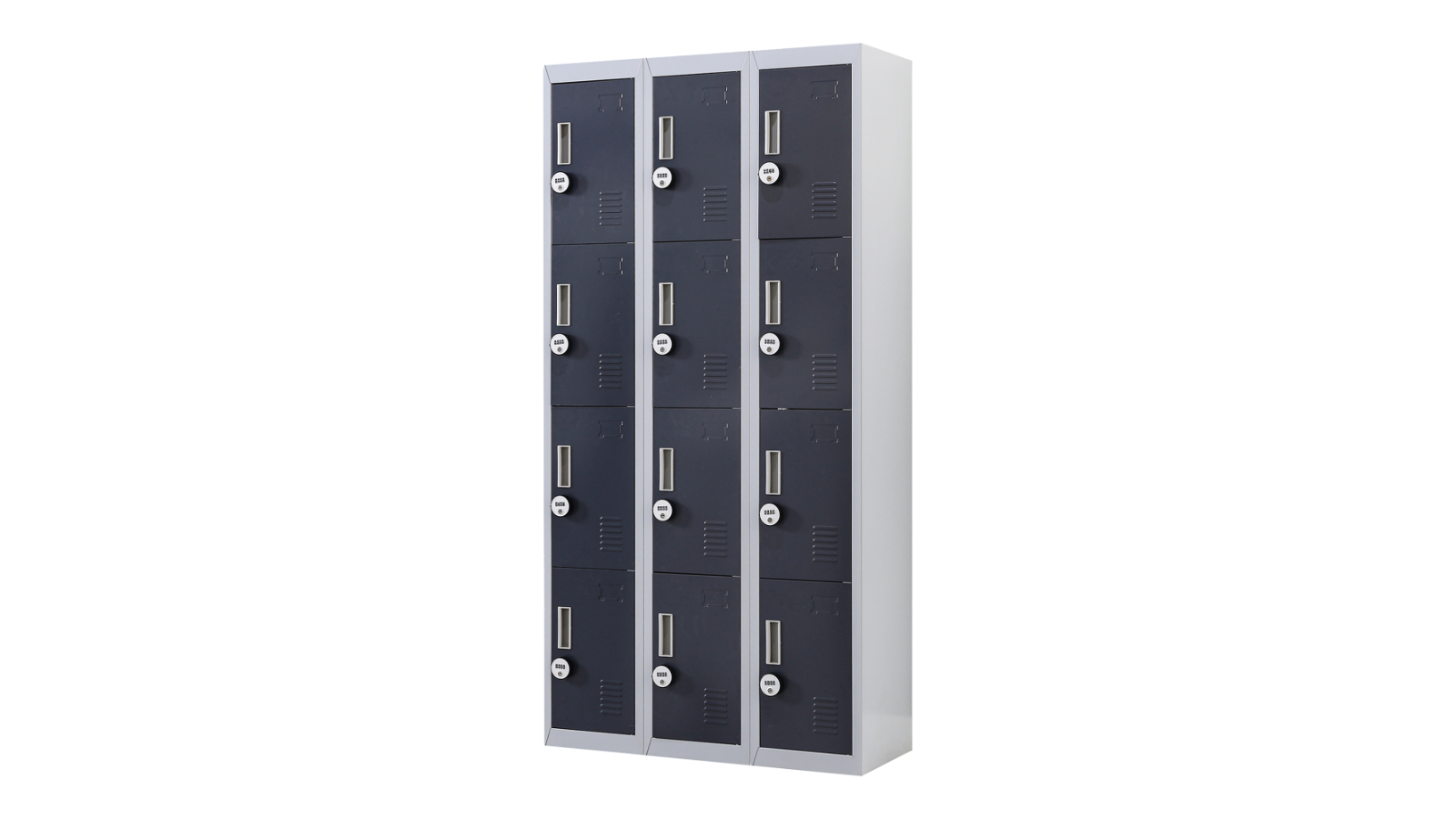 Serrano 12-Door 4 Digit Combination Locker - Grey/Charcoal
