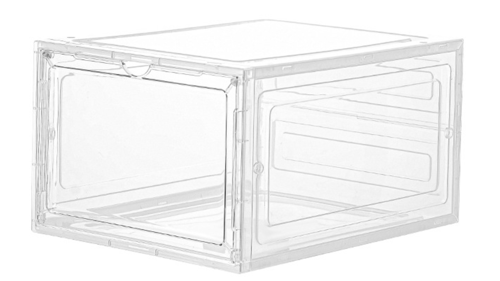 Serrano Clear Plastic Magnetic Shoe Stackable Organizer