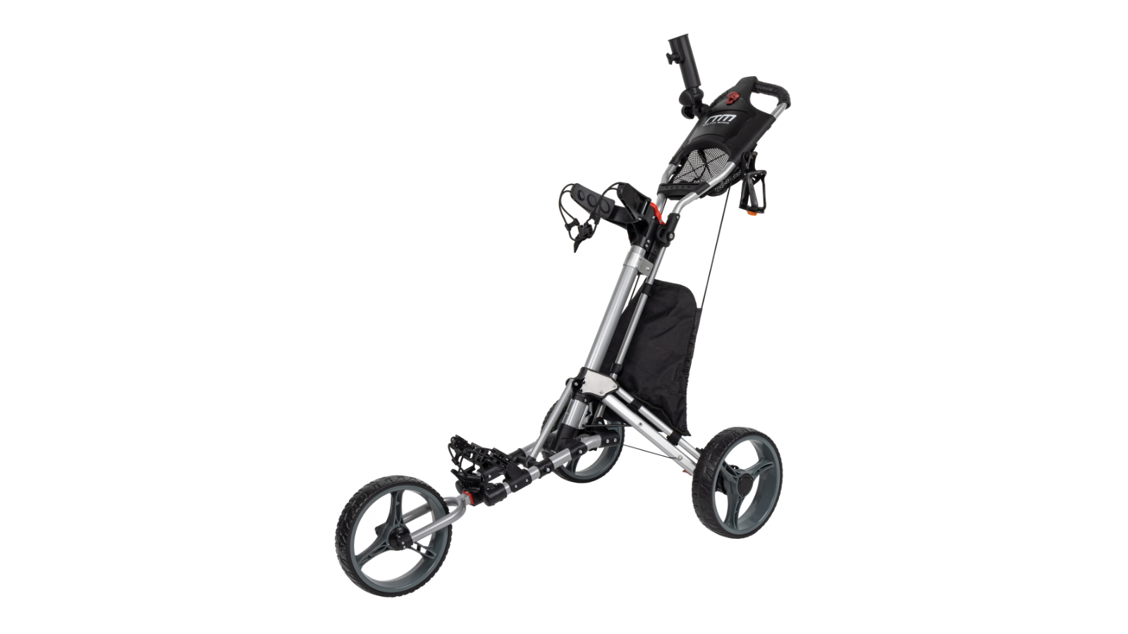 Serrano 3 Wheel Foldable Golf Club Buggy Compact Trolley Cart 