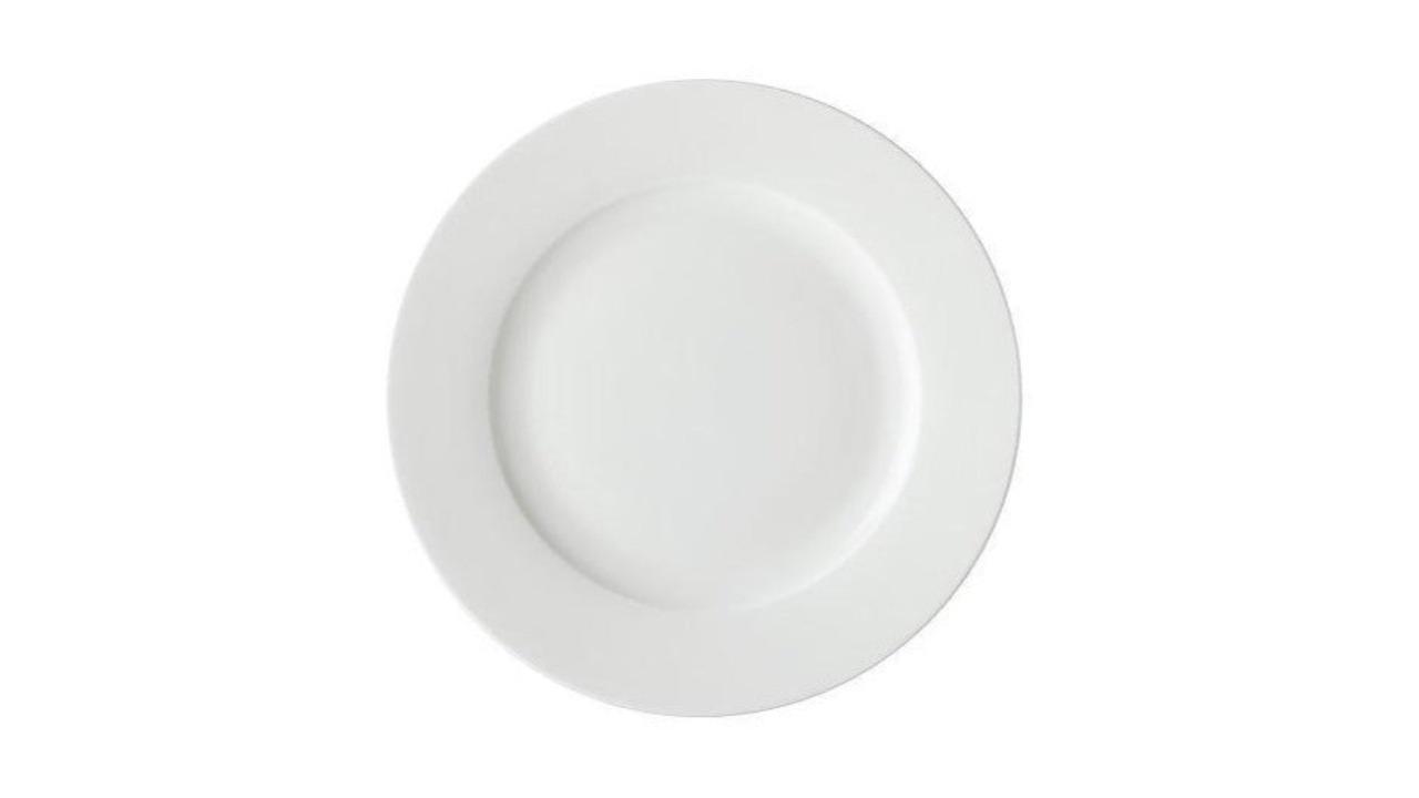 Maxwell and Williams 27.5cm White Basics Porcelain Rim Dinner Plate - White
