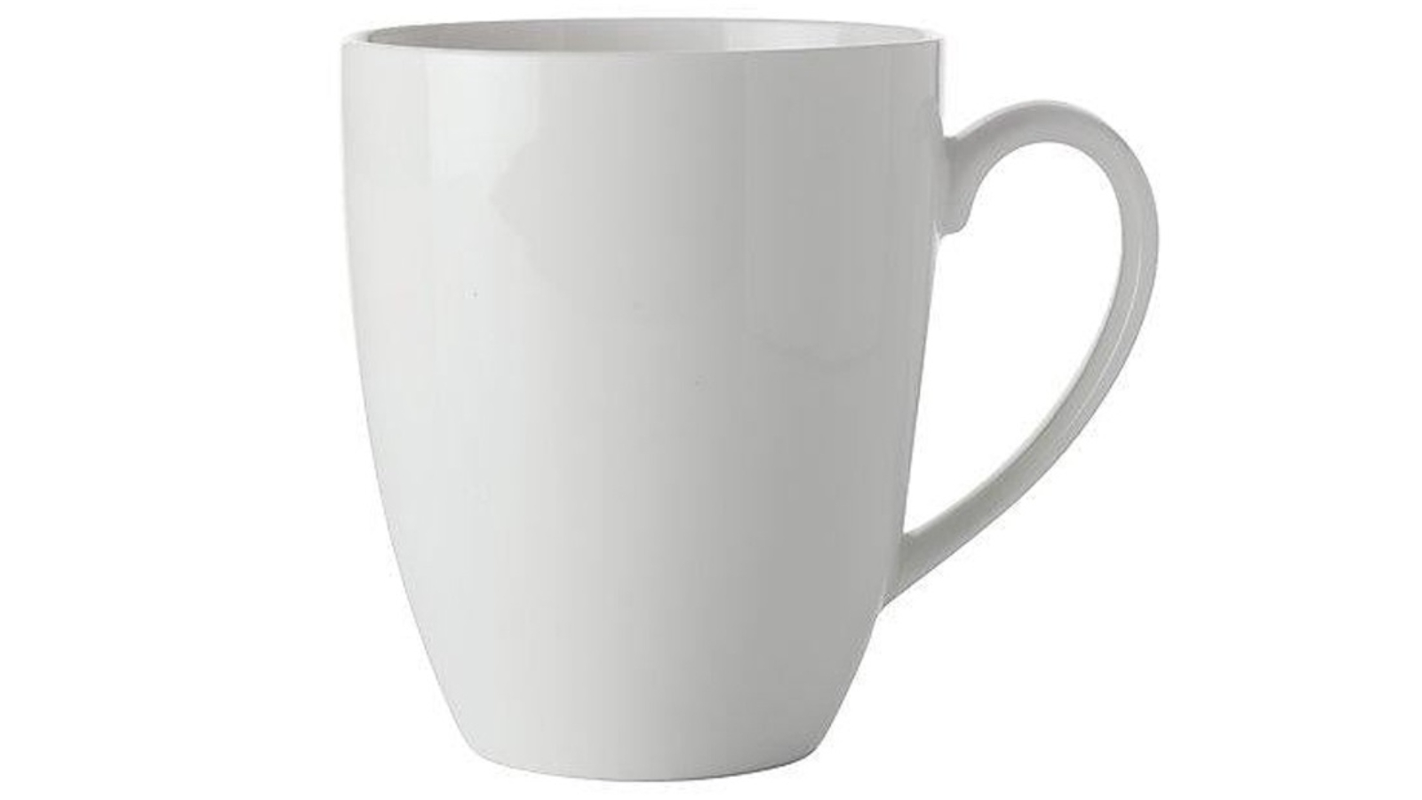 Maxwell and Williams 480ml Basic Porcelain Coupe Mug - White