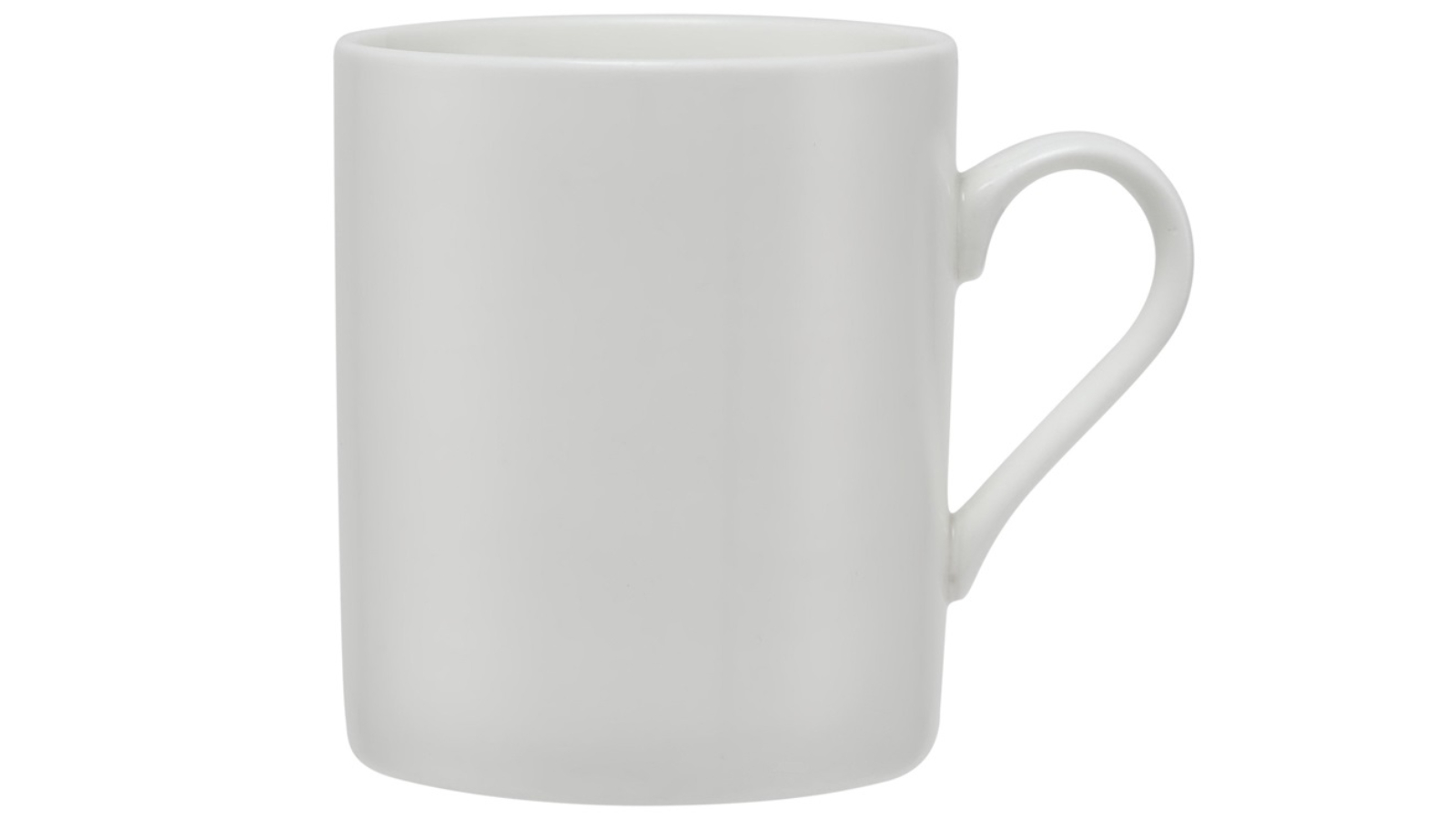 Maxwell and Williams 300ml Basic Porcelain Cylindrical Mug - White