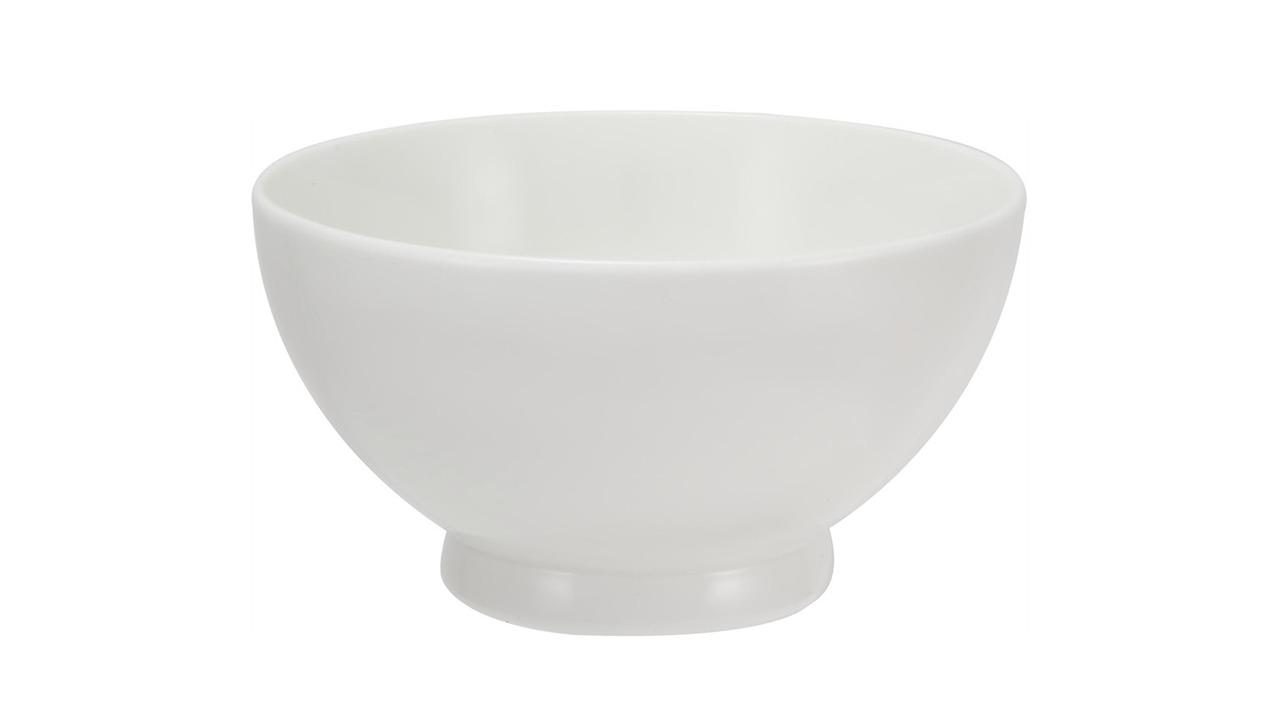 Maxwell and Williams 12.5cm White Porcelain Basics Rice Bowl