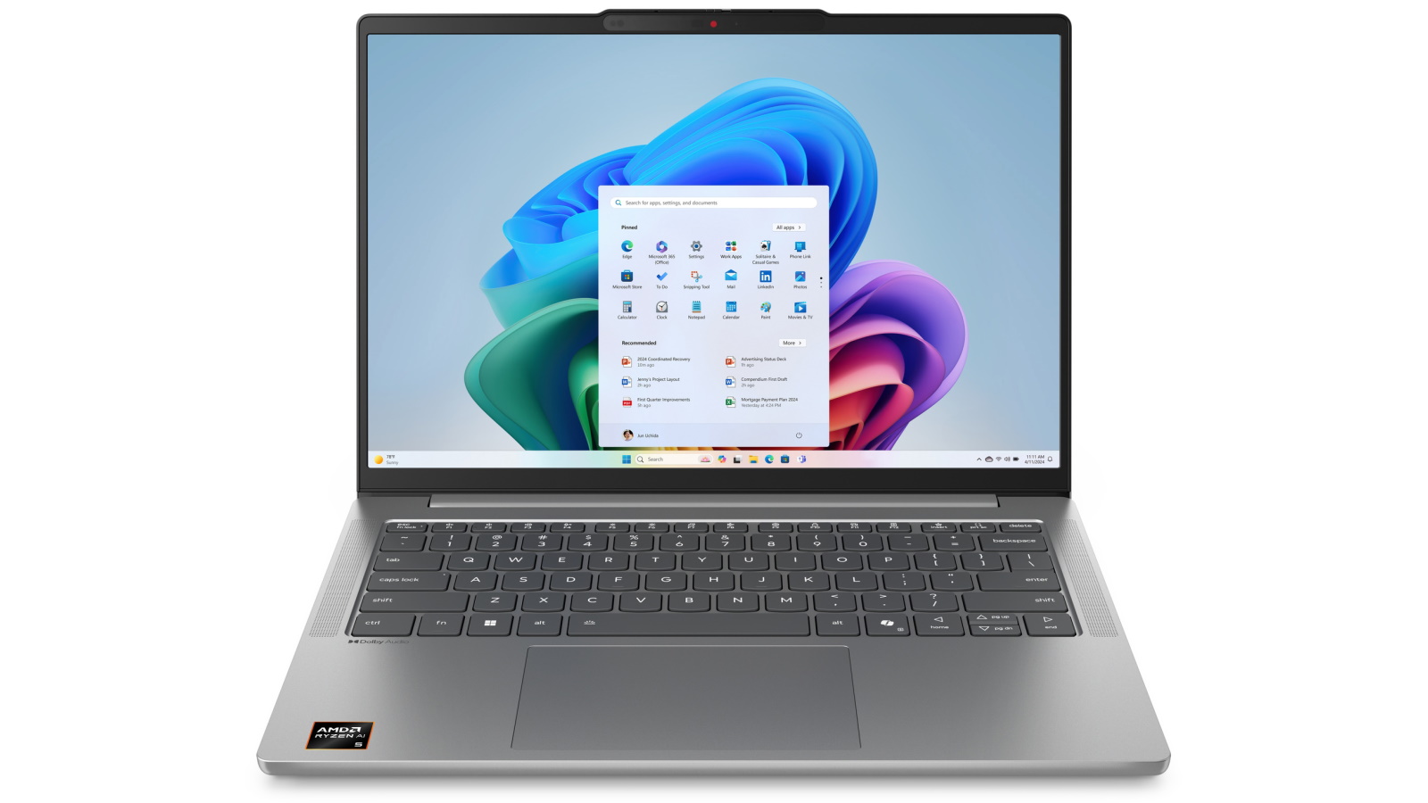Lenovo Ideapad Slim 5 14-inch OLED Ryzen AI 5-330/16GB/1TB SSD Laptop - Luna Grey