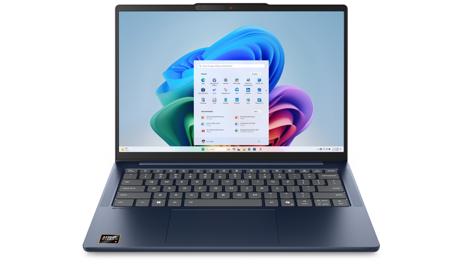 Lenovo Ideapad Slim 5 14-inch Ryzen AI 5-330/16GB/1TB SSD Laptop - Cosmic Blue