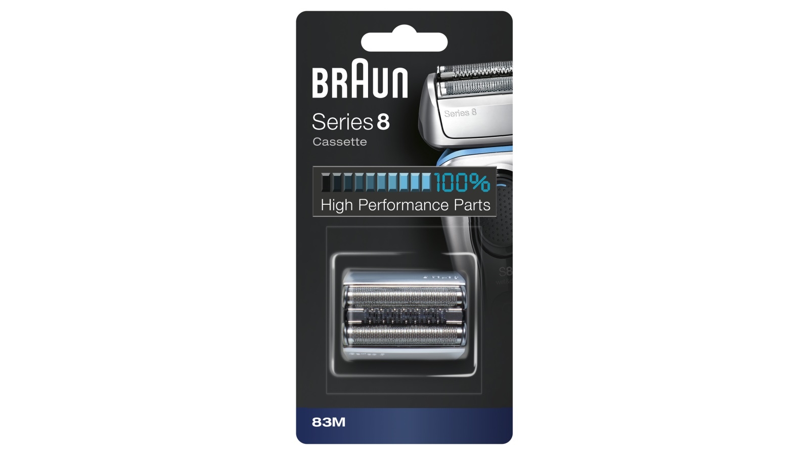 Braun Series 8 Shaver Replacement Foil Cassette - Silver