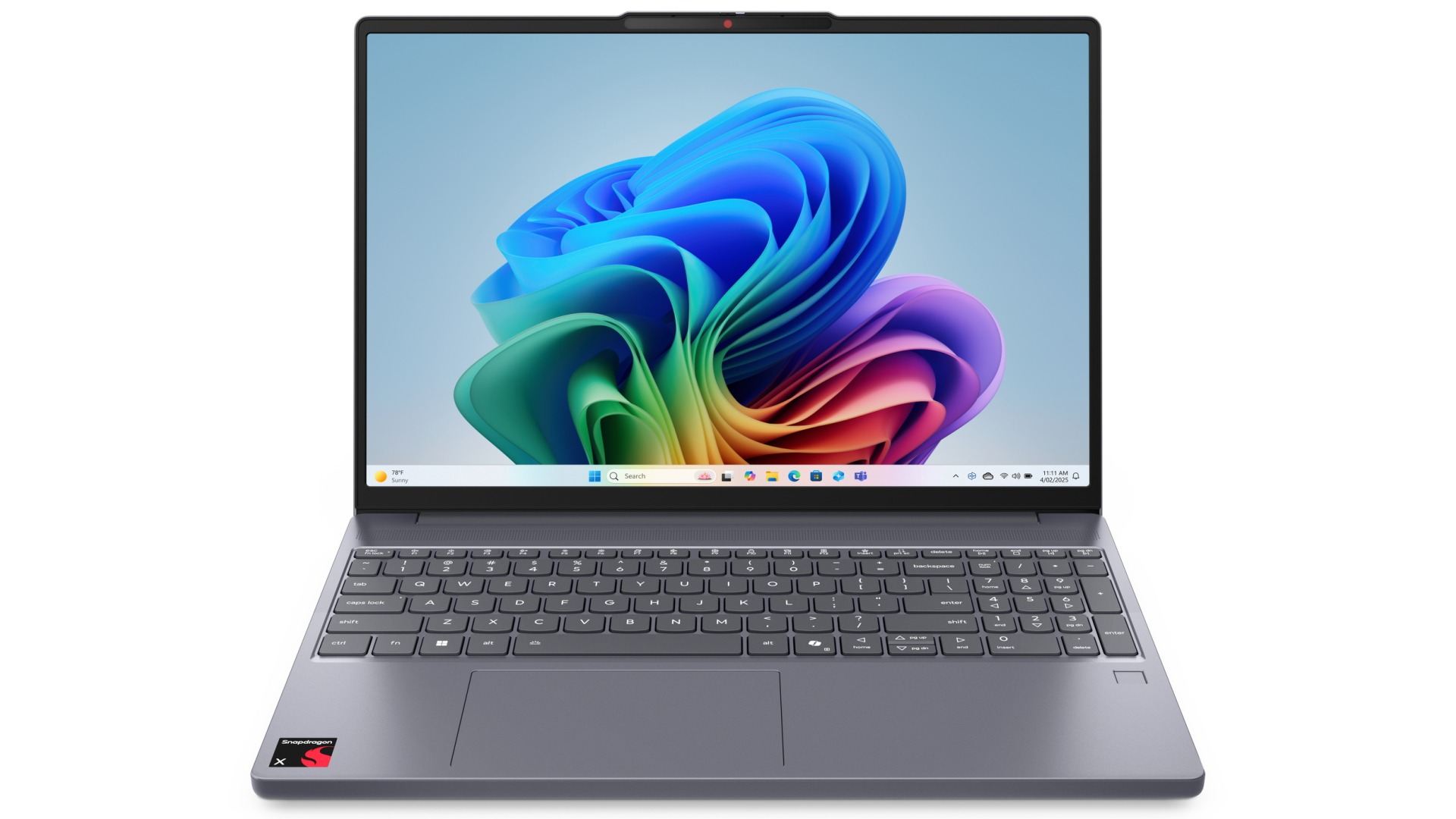 Lenovo IdeaPad Slim 3x 15.3-inch Snapdragon X X1-26-100/16GB/512GB SSD Next Gen AI Copilot+ Laptop - Luna Grey
