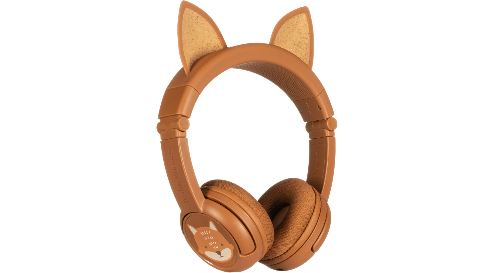 BuddyPhones PlayEars+ Animal Ears Wireless Headphone - Fox Brown