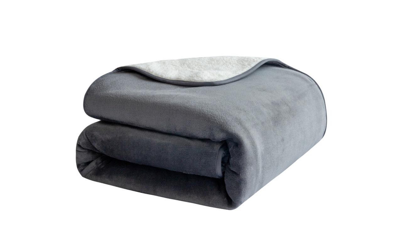 Serrano Grey Premium Waterproof Reversible Dog Blanket