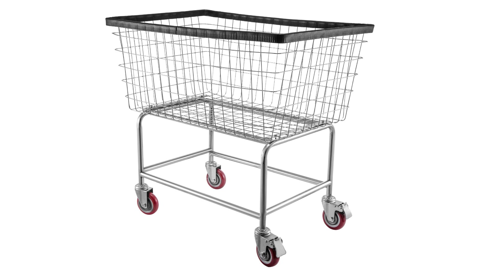 YS Heavy-Duty Wire Laundry Cart with 4.5 Bushel