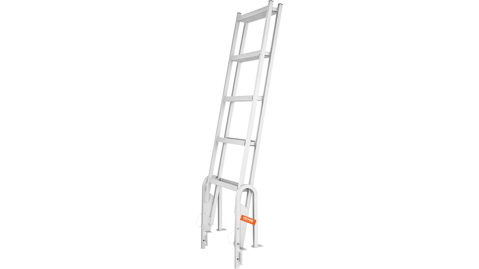 YS 5-Step Aluminum Flip-Up Dock Ladder