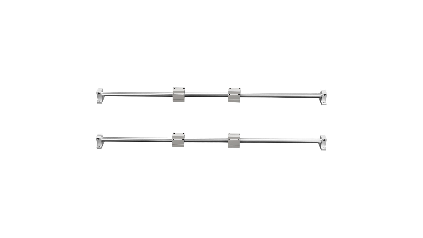 YS Pack of 2 SFC20 Linear Guide Rail - 120cm