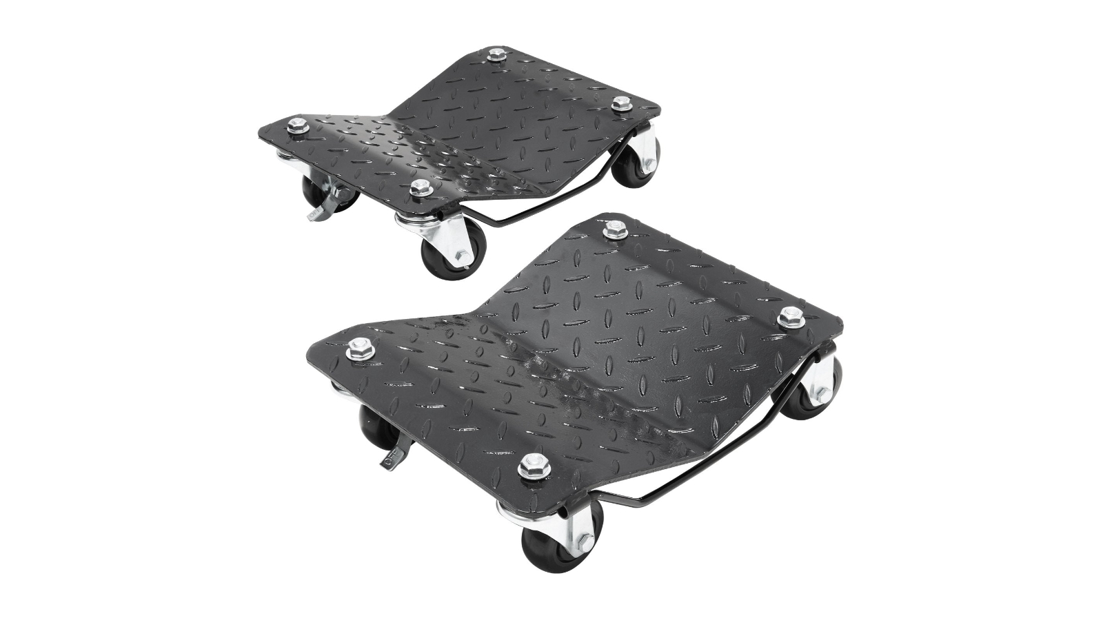 YS Pack of 2 Heavy-Duty Auto Car Dolly 
