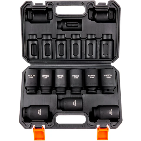 YS 9 Piece Metric Drive Impact Socket - 1/2inch