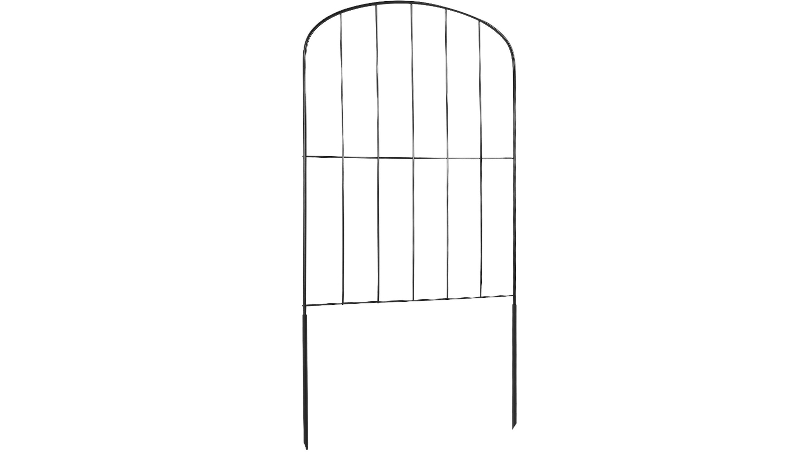 YS Pack of 10 Metal Garden Dog Fence - 61 x 33cm