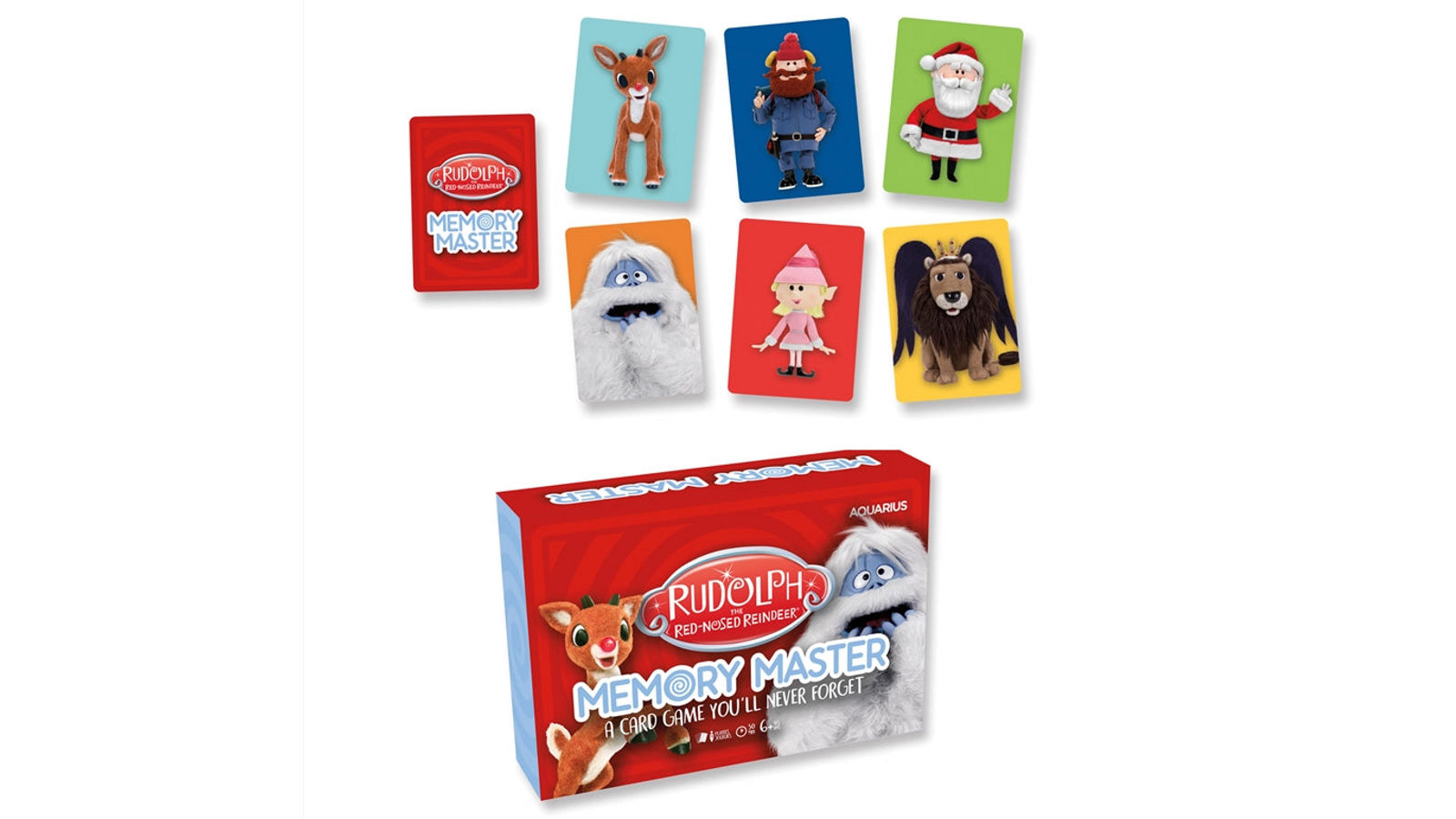 YS Memory Master Card Game Rudolph The Red Nosed Reindeer  Edition