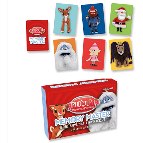 YS Memory Master Card Game Rudolph The Red Nosed ReindeerĀ Edition