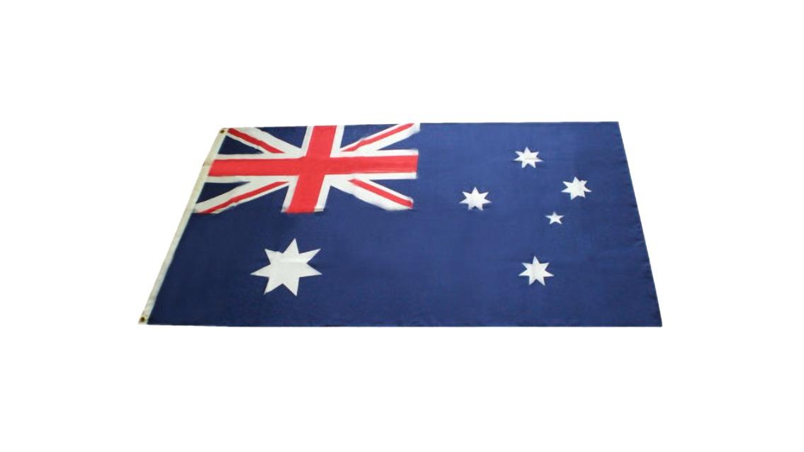 Serrano Heavy Duty Woven Metal Clip Australian Flag