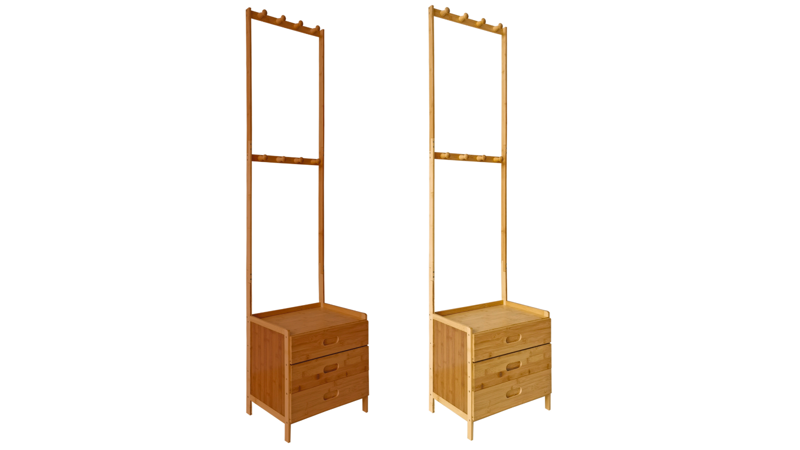 Serrano Modern Style Coat Rack with Drawer