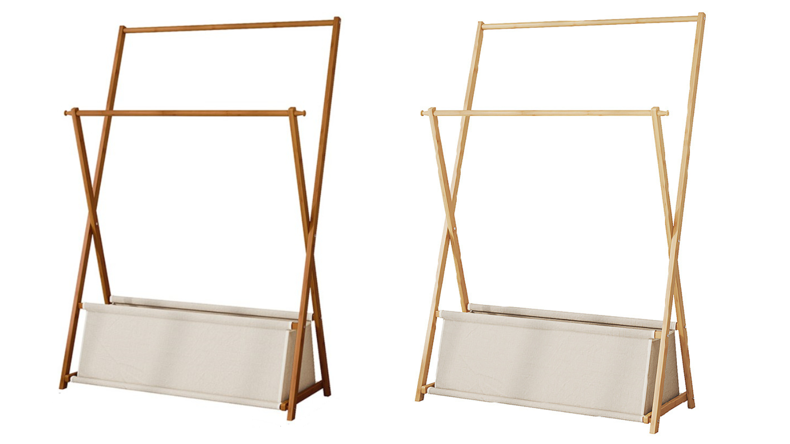 Serrano 100cm Clothes Rail with Lower Storage