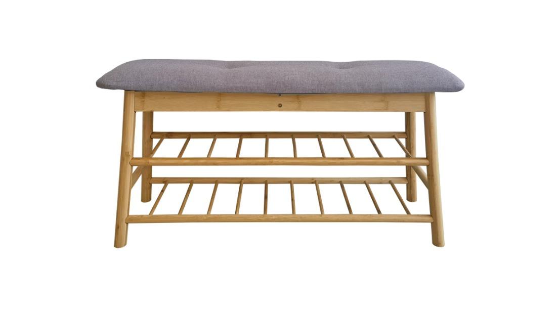Serrano Cabinet Multifunctional Space Saving Stool Shoe Rack 