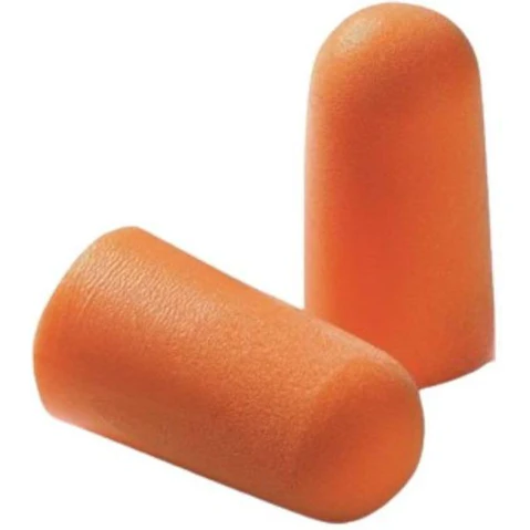 Serrano 200 Pair Foam Ear Plug Disposable Noise Cancelling - Orange