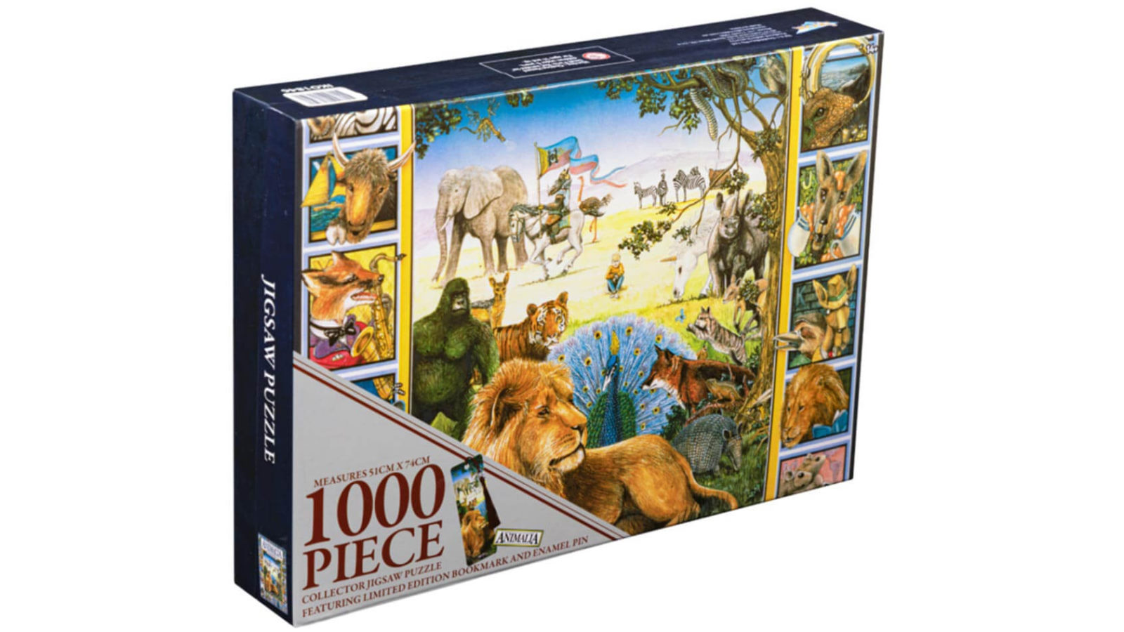 Animalia Book Cover 1000 Piece Collector Jigsaw Puzzle
