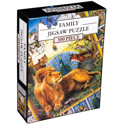 Animalia Book Cover 300 Piece Family Jigsaw Puzzle