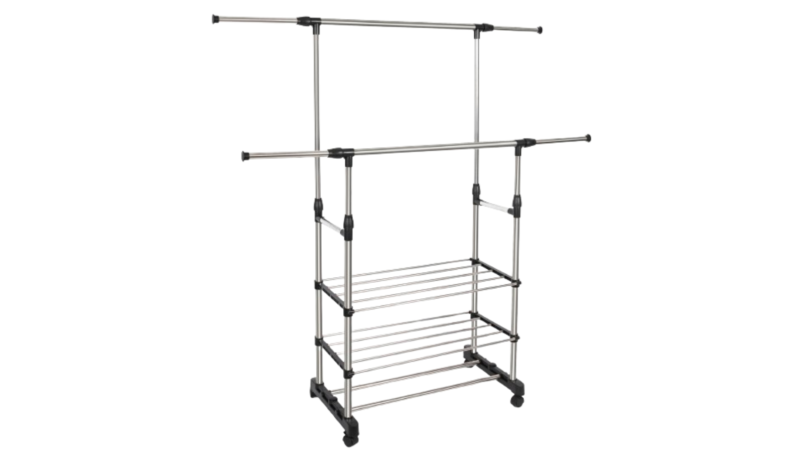Serrano Heavy Duty Double Collapsible Garment Rack