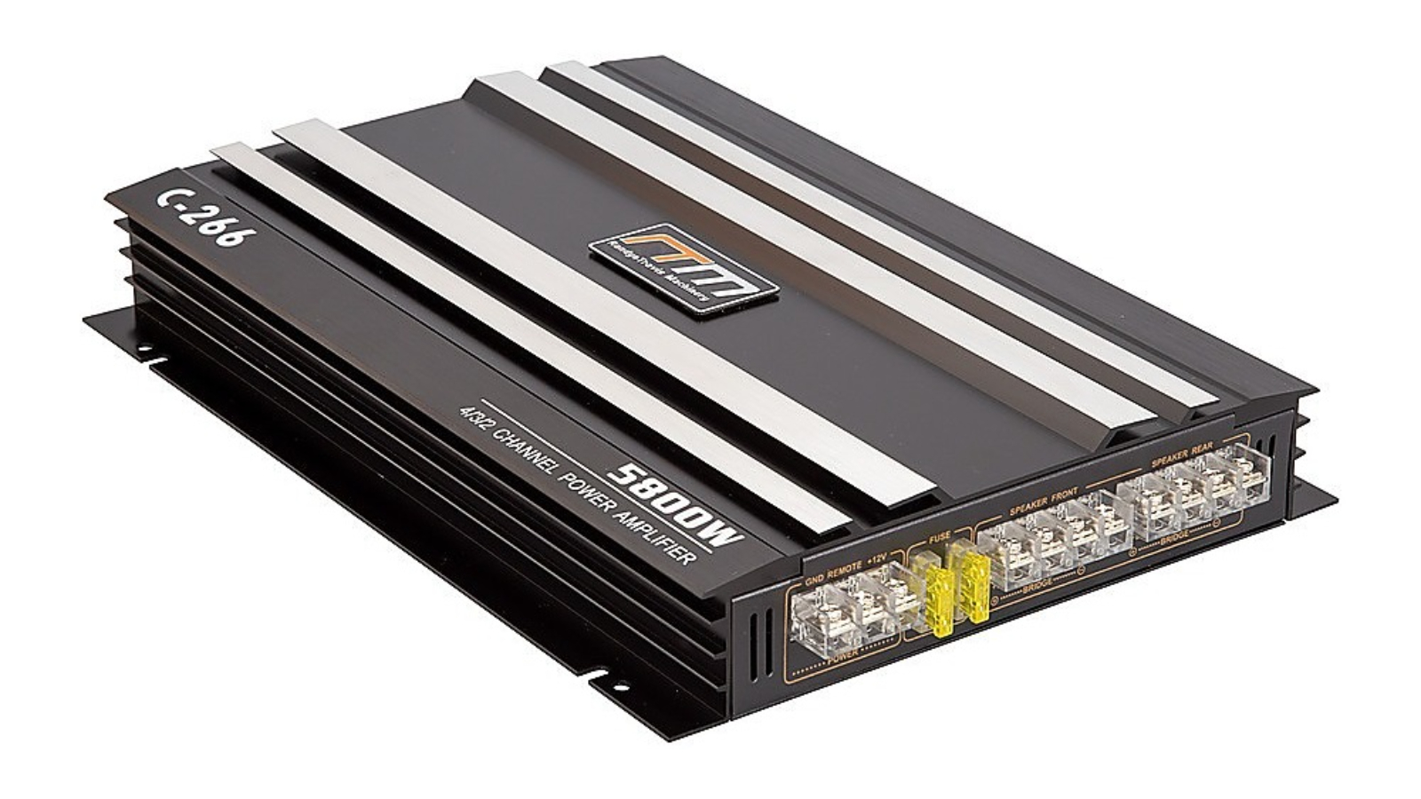 Randy and Travis Machinery 5800W Watt 4 Channel Car Truck Amplifier