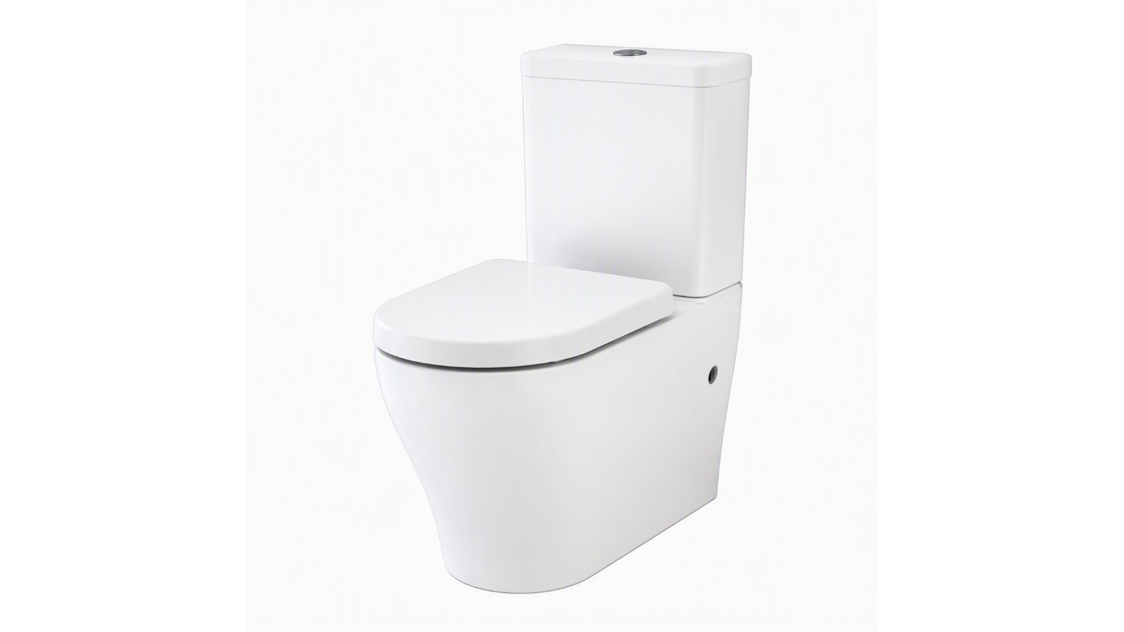 Caroma Luna Cleanflush Wall Faced Toilet Suite - Bottom Inlet