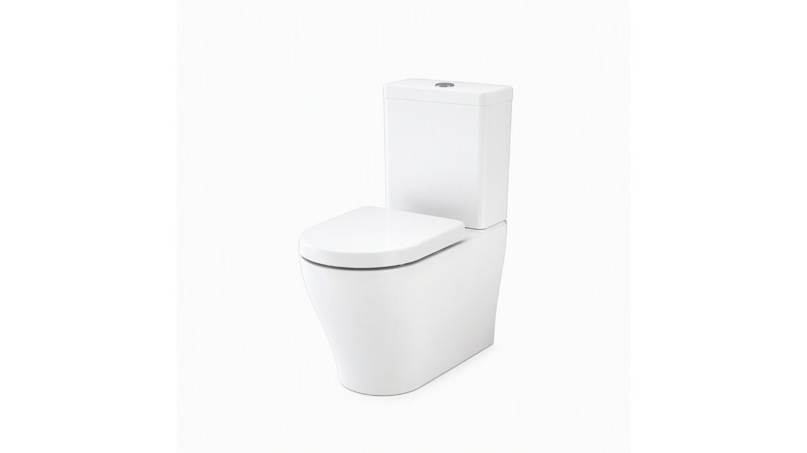 Caroma Luna Cleanflush Wall Faced Toilet Suite - Back Entry