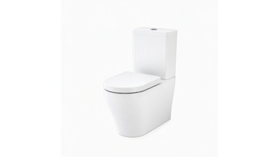 Caroma Luna Cleanflush Wall Faced Toilet Suite - Back Entry