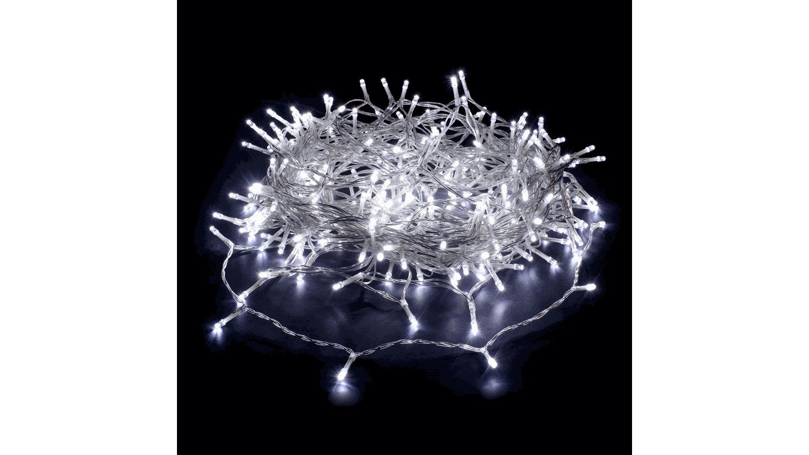 Lights Fiesta 500 LED Clear Cord Christmas Fairy Light Indoor/Outdoor ...
