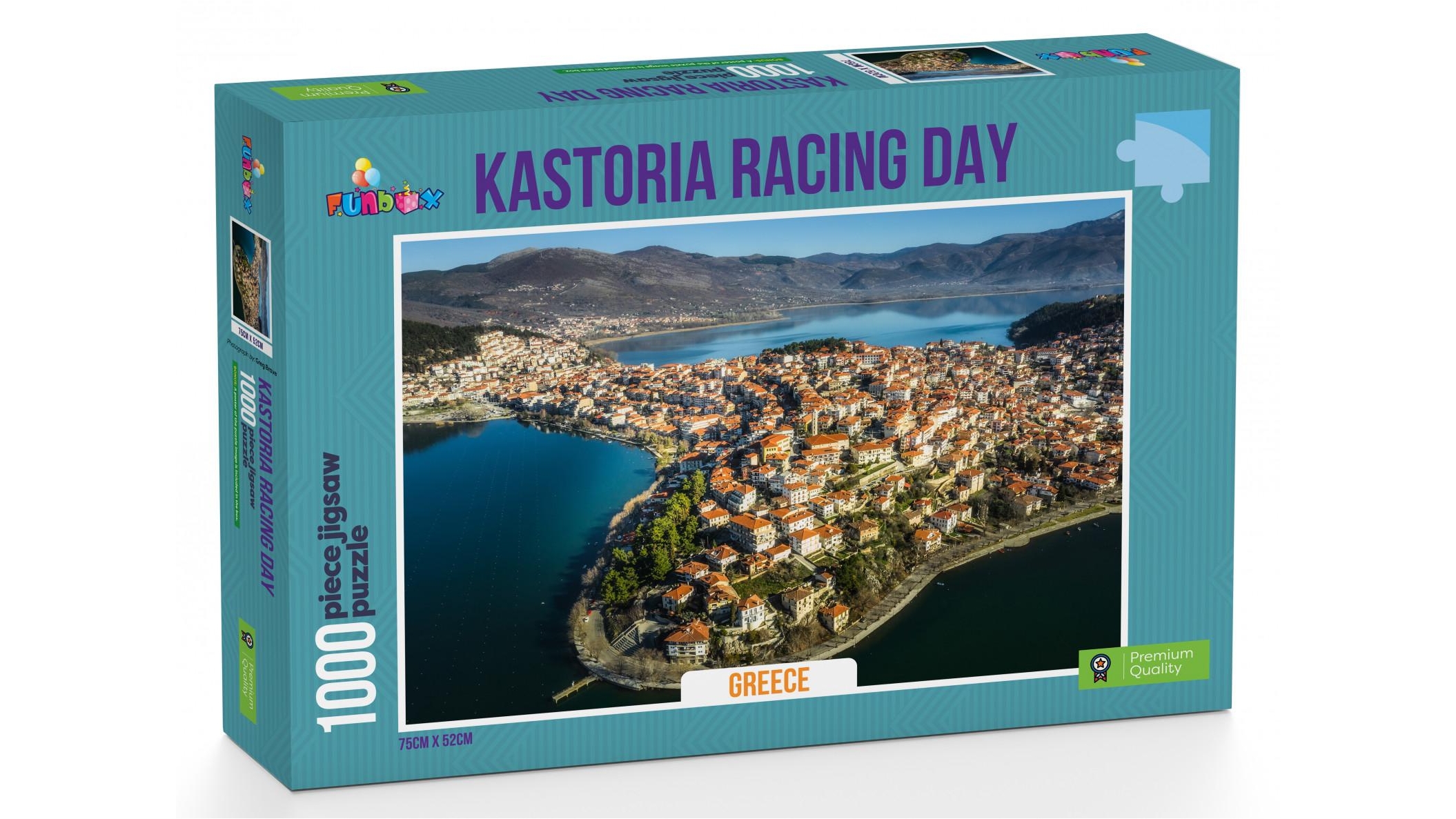Funbox Kastoria Racing Day Greece 1,000 Piece Jigsaw Puzzle