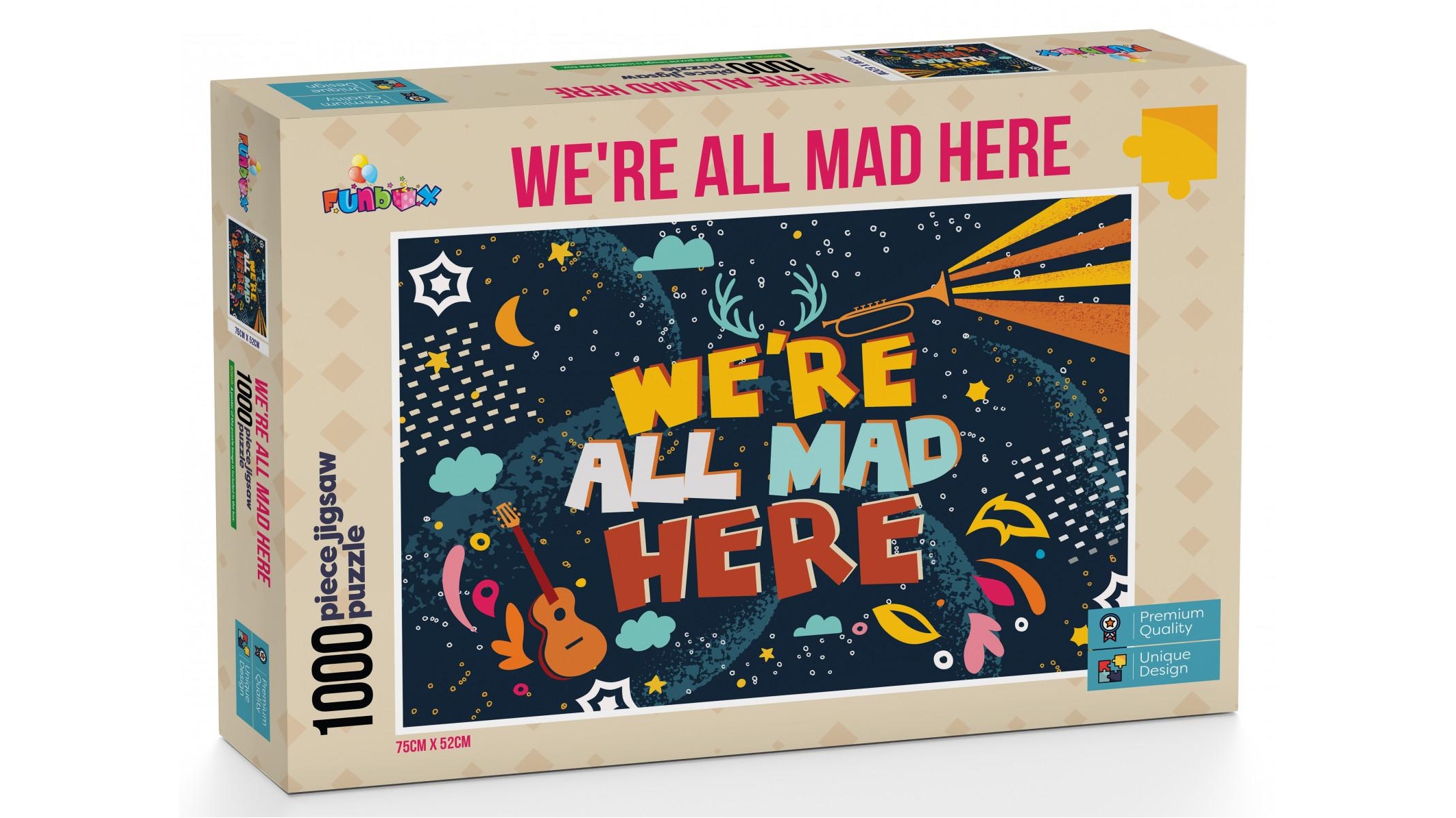 Funbox Were All Mad Here 1,000 Piece Jigsaw Puzzle