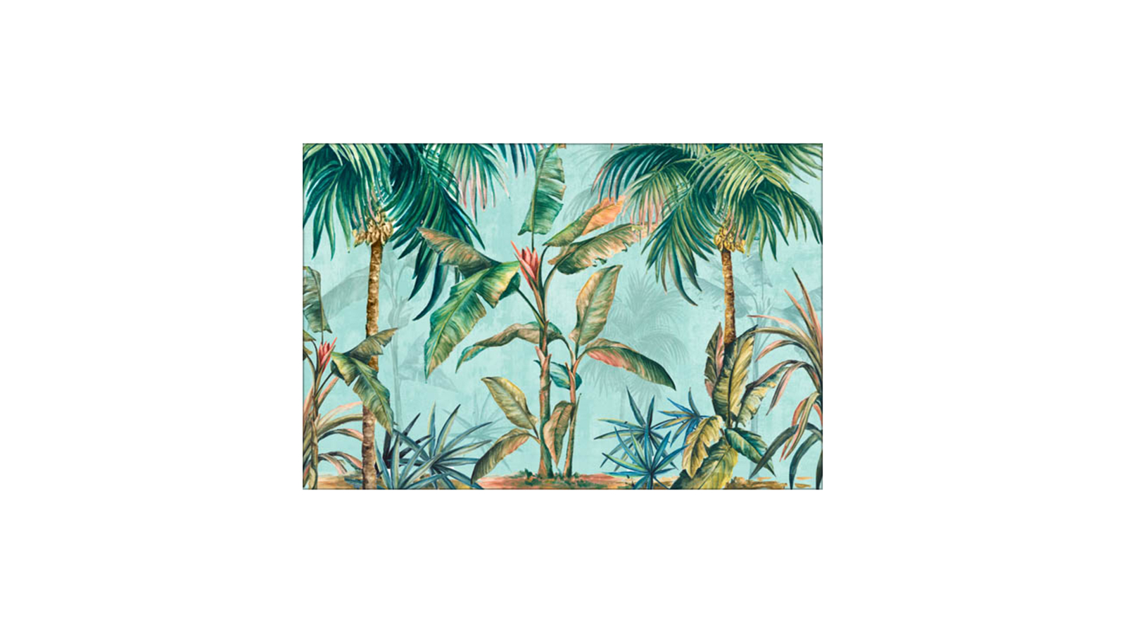 La Grolla Lushed Palms Unframed Canvas Wall Art