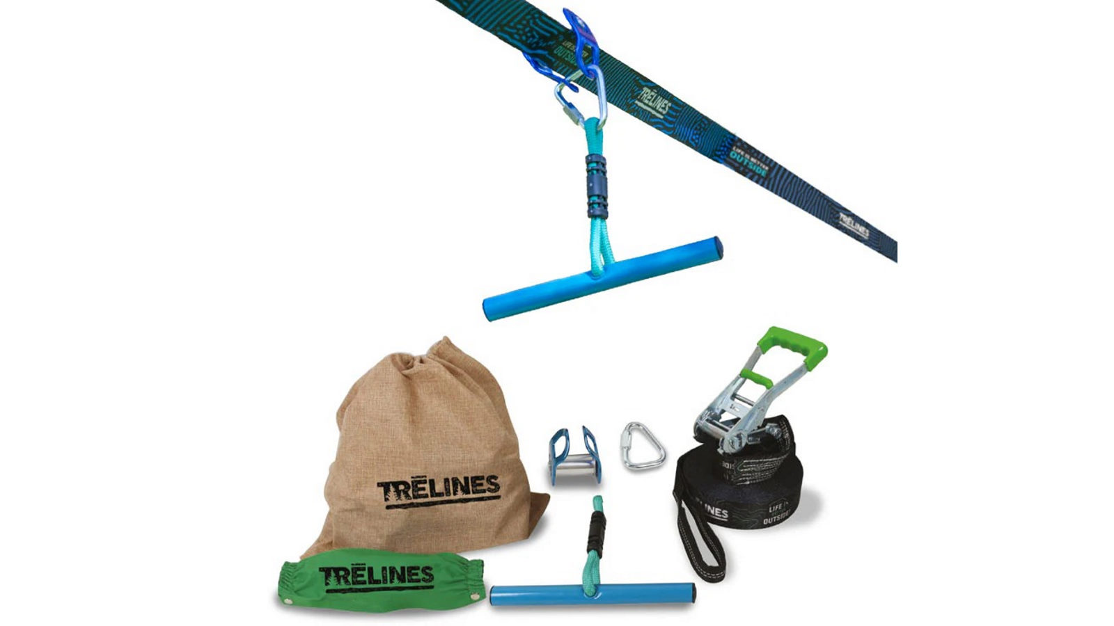 Trelines 36ft Roller Adventure Line