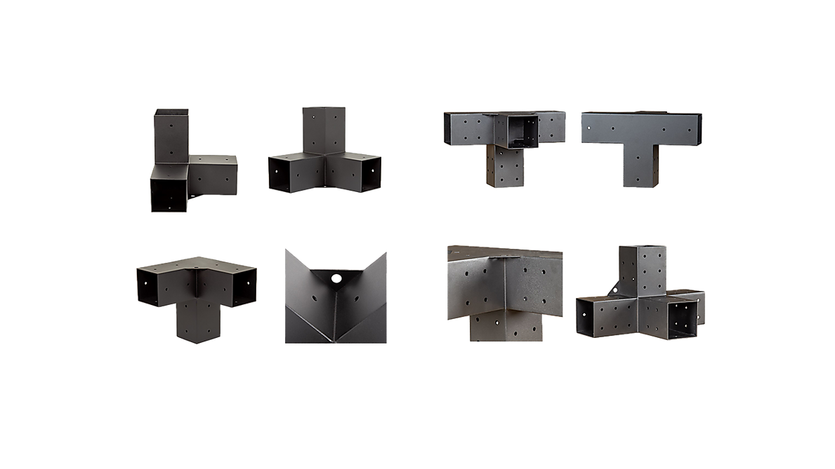 Randy and Travis Machinery Steel Bracket and Screen Pergola DIY Kit