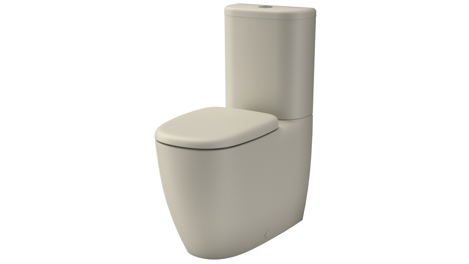 Caroma Contura II Cleanflush Wall Faced Close Coupled Back Entry Toilet Suite - Matte Clay