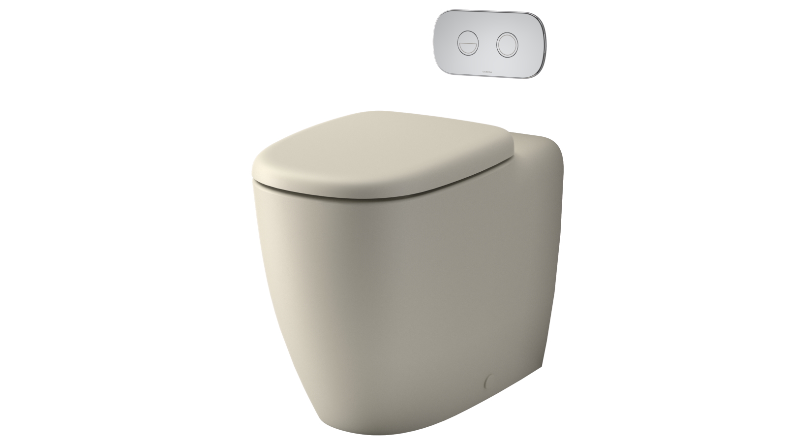 Caroma Contura II Cleanflush Invisi Series II Wall Faced Toilet Suite ...