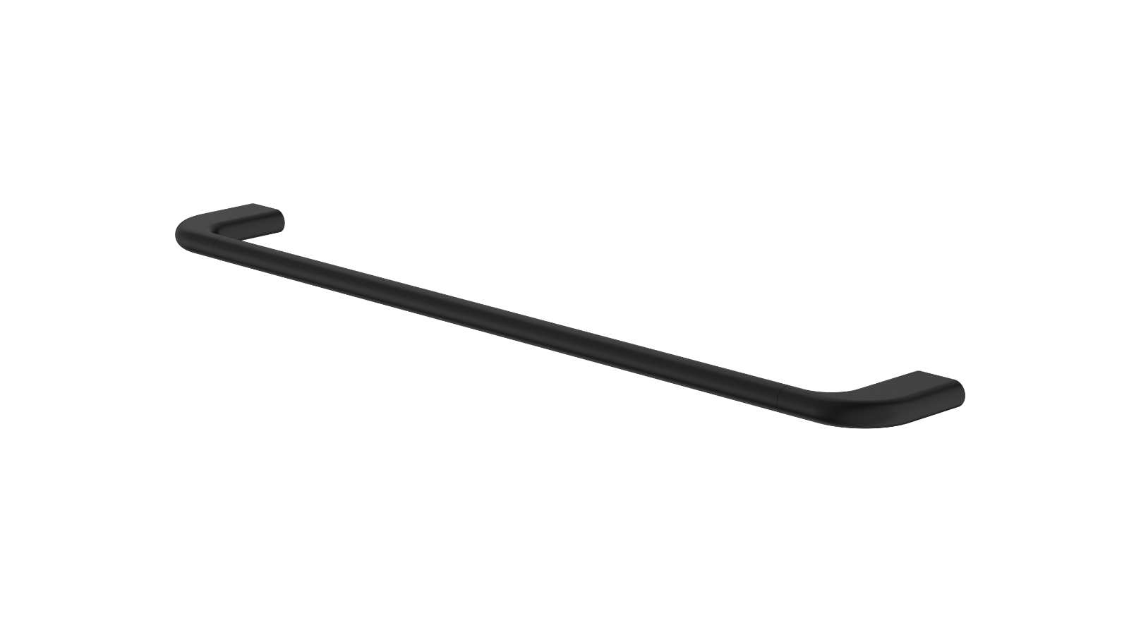Caroma Contura II 620mm Single Towel Rail - Matte Black