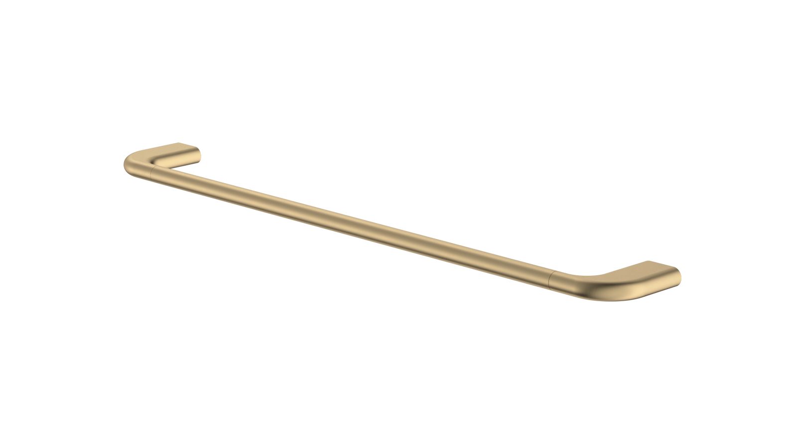 Caroma Contura II 620mm Single Towel Rail - Brushed Brass