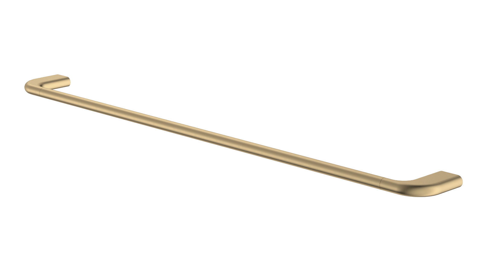 Caroma Contura II 820mm Single Towel Rail - Brushed Brass