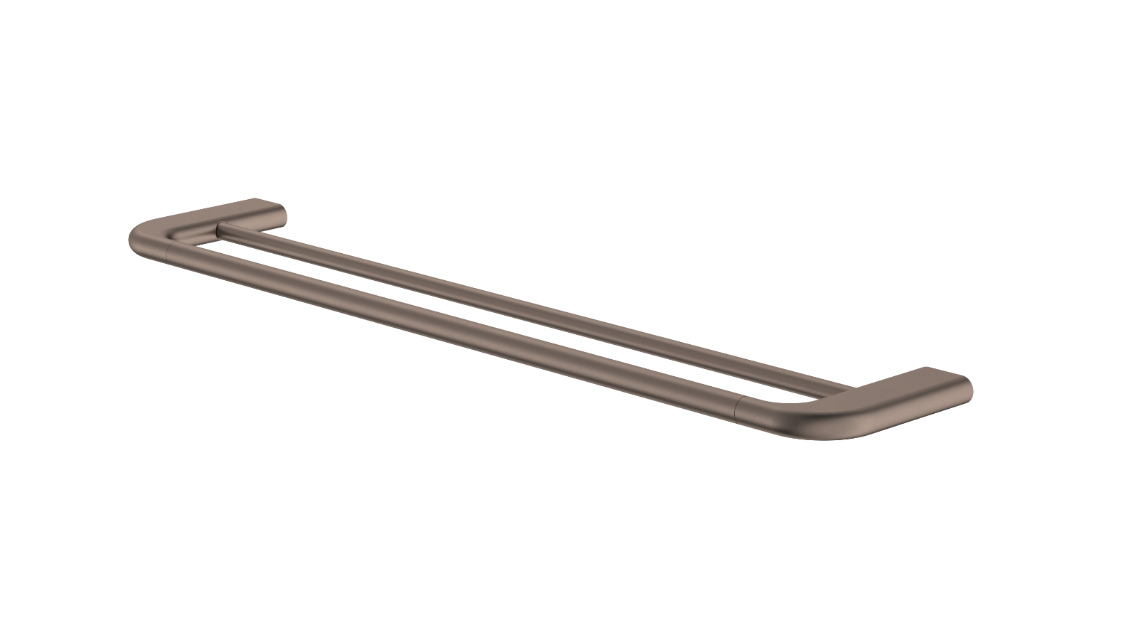 Caroma Contura II 620mm Double Towel Rail - Brushed Bronze