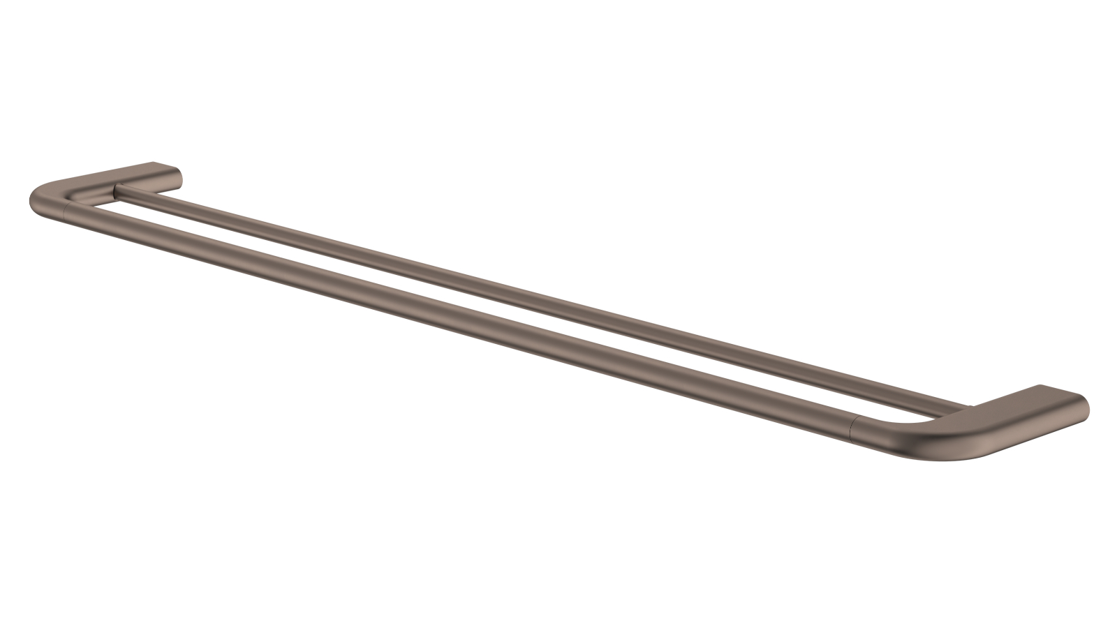 Caroma Contura II 820mm Double Towel Rail - Brushed Bronze