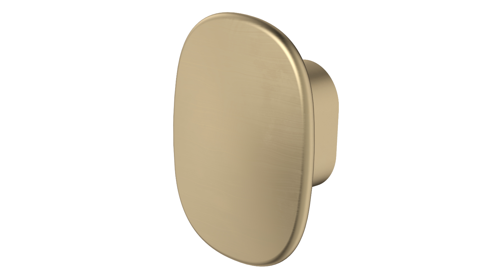 Caroma Contura II Small Robe Hook - Brushed Brass