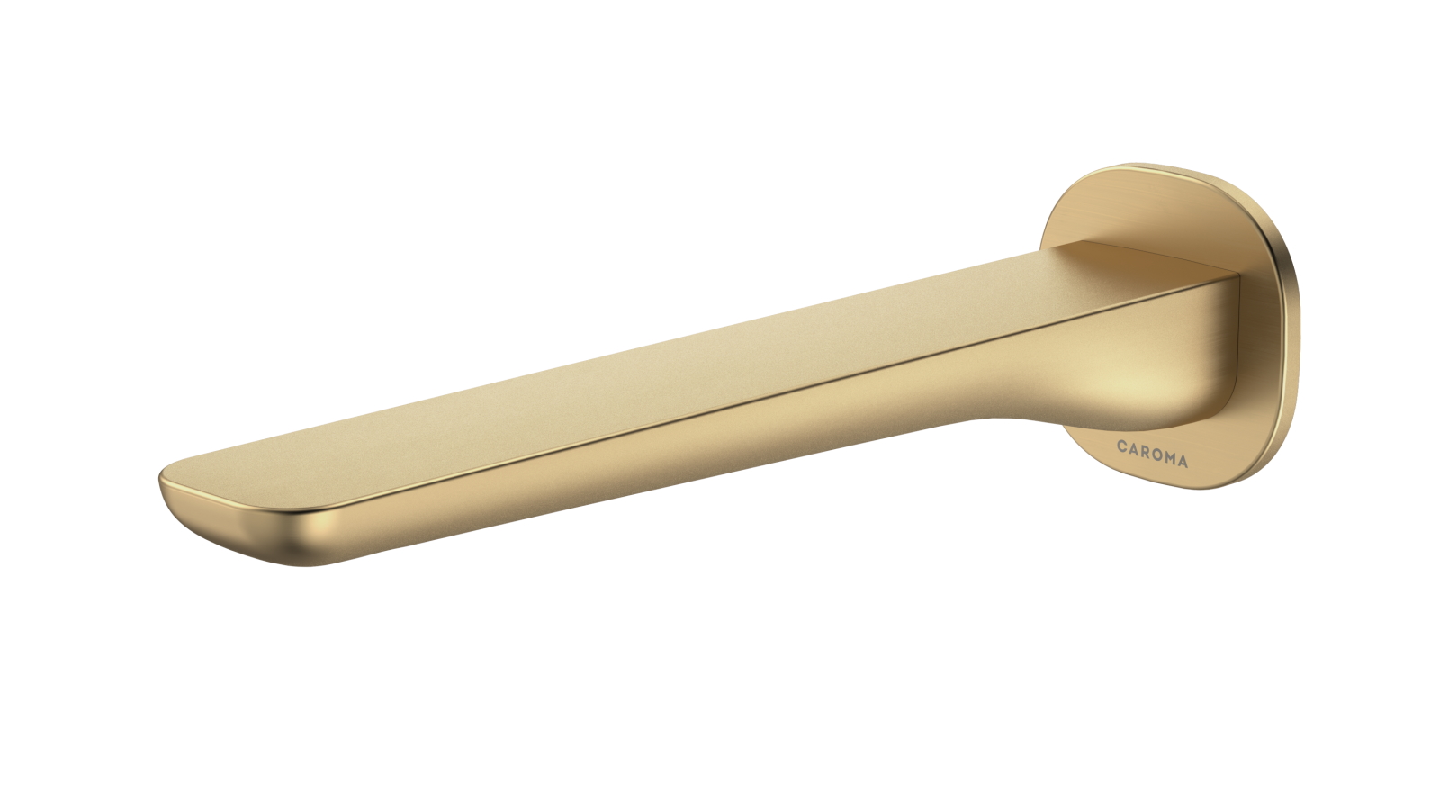 Caroma Contura II Low Lead Wall 220mm Basin/Bath Outlet - Brushed Brass